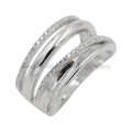 Joyería de plata esterlina alta pulido dedo anillo de las mujeres &#39;regalo (kr3054)